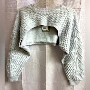 H&M Women's Cable Knit Sweater - Soft Gray